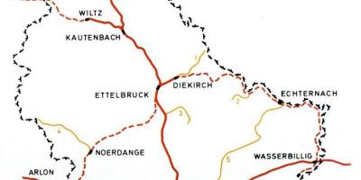 Luksemburgu ogradu mapu