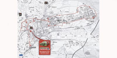 Mapa hop na hop izvan Luksemburga