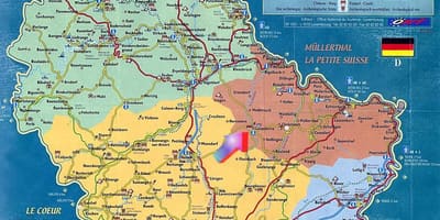 Mapa Luksemburg turističke mapu atrakcije