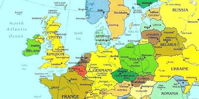 Mapa Luksemburg i u okruženju